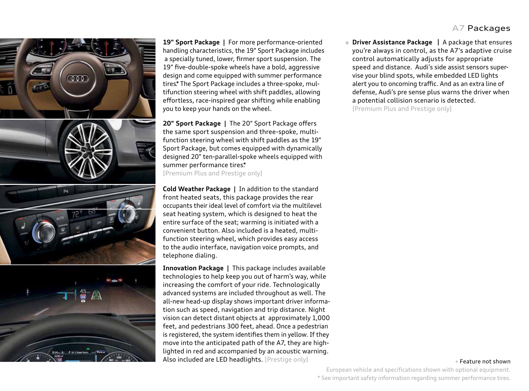2012 Audi A7 Brochure Page 16